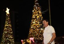 Prefeito Simão anuncia Natal Luz com decoração alusiva à “neve no Sertão”