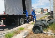 Prefeitura de Petrolina recolhe 13 mil pneus em ações de combate ao Aedes aegypti durante 2025