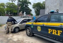 Pernambuco: Procurado por tráfico de drogas é detido pela PRF com carro roubado
