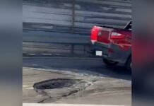 Juazeiro (BA): Cratera enorme se abre na rampa de descida da Ponte Presidente Dutra