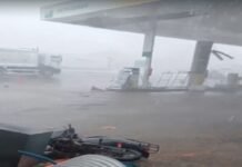 Temporal em Cabrobó (PE): Volume de chuva chegou a 37,99mm nas últimas 24 horas, segundo a Apac