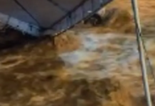 Chuva: Fortes correntezas invadem vias de Piranhas, em Alagoas