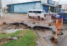 Petrolina (PE): Prefeitura responde que sinalizou parte de asfalto cedendo entre Avenidas Deyse Kelly e Sete de Setembro