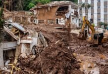 Sobe para 72 o número de mortos nas chuvas em Minas Gerais