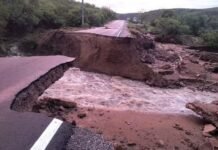 Temporal em Piranhas (AL) deixa destruição, uma mulher morta e desaparecidos