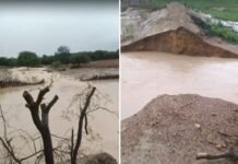 Três açudes estouram devido ao grande volume de chuva no interior de Dormentes (PE); veja vídeo