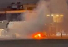 Motor de avião explode após decolagem em Guarulhos e piloto faz pouso de emergência