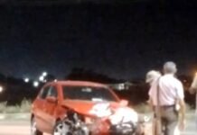 Acidente entre carro e moto deixa dois feridos na BA-210 em Juazeiro (BA)