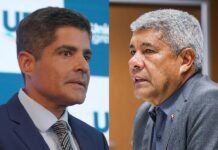 ACM Neto e Jerônimo Rodrigues têm empate técnico na disputa para o governo da Bahia no 1º turno, diz Quaest