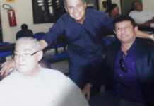 Alvorlande Cruz na celebração dos 100 anos de Geraldo Coelho