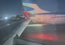 Avião da Latam com destino ao Brasil bate em aeronave argentina no Aeroporto de Santiago