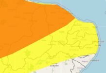 Inmet divulga alerta de chuva intensa para o Sertão do São Francisco nesta segunda-feira (20)