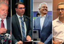Datafolha: Lula empata com Flávio Bolsonaro, Caiado e Zema no 2º turno para presidente