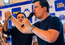 Lucas Ramos participa de lançamento da pré-candidatura de Marconi Santana à deputado estadual em Flores (PE)