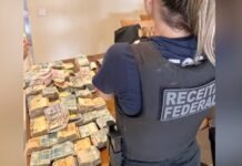 Receita Federal apreende 350 mil dólares e R$ 1 milhão com auditores fiscais