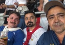 Ao lado dos filhos, Orlando Tolentino vive emoção de assistir final da Champions League