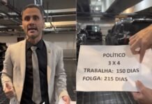 Cleitinho Azevedo mostra carros luxuosos de senadores: ‘Problema não é acabar com a 6×1’