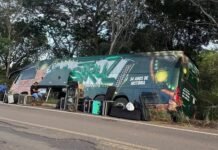 Ônibus da banda Mastruz com Leite sofre acidente no Maranhão