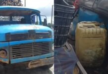 Caminhão que usava tambor na cabine como tanque de combustível é apreendido em Ouricuri (PE)