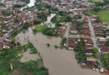 Governo Federal reconhece emergência em cidades afetadas por chuva em Pernambuco e na Paraíba