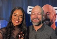 Em mais uma noite do São João de Petrolina, violinista Sara Pereira se apresenta ao lado do cantor Elisson Castro