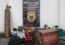 Polícia prende suspeito e recupera cabos elétricos e materiais de refrigeração furtados em Petrolina (PE)