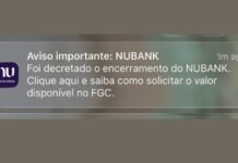 Nubank diz que ‘erro operacional’ causou envio indevido de mensagens sobre fechamento do banco