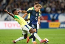É hoje! Brasil e Japão se enfrentam no mata-mata; veja horário do jogo