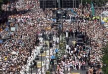 Papa Leão XVI celebra missa para mais de um milhão de fiéis na Espanha