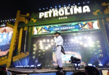 Léo Santana leva o swing baiano ao palco do São João de Petrolina