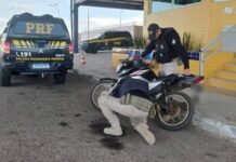 PRF recupera motocicleta com sinais de adulteração em Petrolina (PE)
