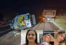 Ouricuri (PE): Três pessoas morrem em acidente com ambulância e carreta; veículo trazia paciente para Petrolina