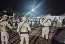 PMBA reforça segurança na Festa do Colono do NH-2 em Itamotinga