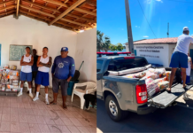 SOAMAR e Capitania Fluvial de Juazeiro (BA) entregam um tonelada de alimentos arrecadados durante o São João Solidário