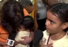 Antonela de 8 anos emociona repórter e todo o país ao falar do falecimento de sua mãe