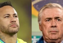Ancelotti afirma que Neymar já tem condições físicas para disputar a Copa do Mundo