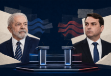 Ausentes, Lula e Flávio Bolsonaro são citados 73 vezes em debate da Band