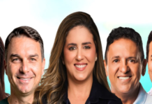 Lara Cavalcanti e Carlos Britto inauguram comitê com presença de Mendonça Filho em Petrolina, neste domingo (16)