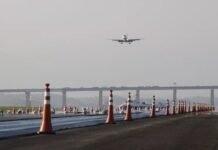 Avião derrapa no aeroporto Santos Dumont no Rio de Janeiro e mais de 50 voos são cancelados