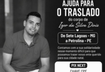 Família faz campanha para trazer corpo de petrolinense que morreu em grave acidente, em Minas Gerais