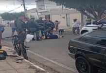 Motoqueiro é baleado em tentativa de latrocínio no bairro Gercino Coelho, em Petrolina (PE)