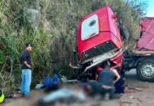 Grave acidente deixa um morto e feridos na PE-365, entre Serra Talhada (PE) e Triunfo (PE)