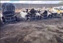 Incêndio atinge pátio de veículos apreendidos do Detran em Juazeiro (BA)