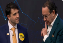 “Você tem um nível de agressividade que me assusta“, disse Augusto Cury sobre Renan Santos