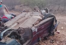 Colisão entre dois veículos é registrada em Sobradinho (BA); um dos carros chegou a capotar