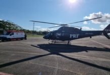 PRF e SAMU Recife realizam 100⁰ atendimento aeromédico deste ano em Pernambuco