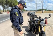 PRF chama atenção para acidentes com motocicletas na Semana Nacional do Trânsito em Pernambuco