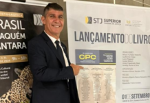 Juiz Marcos Bacelar participa de lançamento de obra jurídica no Superior Tribunal de Justiça, em Brasília.