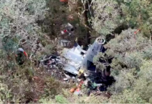 Veja destroços de helicóptero em que morreram o cantor Rick e mais 4 pessoas