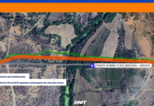 DNIT alerta para desvio provisório próximo à ponte sobre o Rio Brígida, em Orocó (PE)